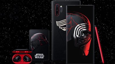 Que la fuerza lo acompañe: Llegó el Note 10+ "Star Wars"