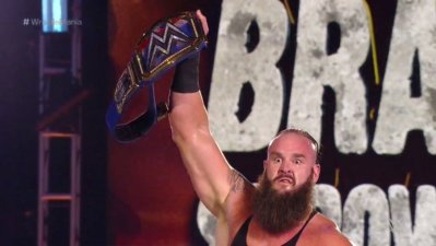 Strowman se convierte en campeón Universal tras vencer a Goldberg