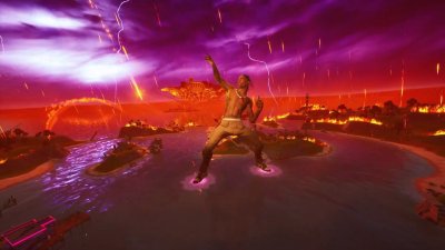 Aún hay tiempo para ver a Travis Scott en Fortnite