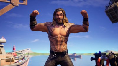 Aquaman llegó a la tercera temporada de Fortnite