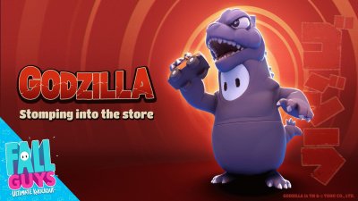Godzilla se alista para llegar a Fall Guys