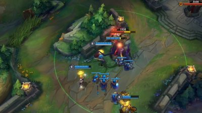 La versión para smartphones de League of Legends presentó gameplay