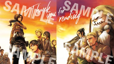 Shingeki no Kyojin: Las postales con las que Isayama agradece a sus lectores