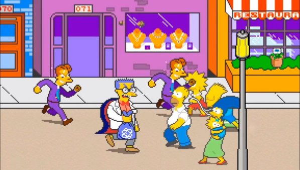 La clásica arcade de Los Simpson revive
