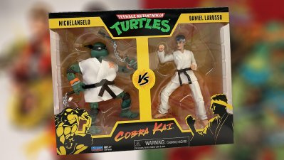 El crossover de Tortugas Ninja y Cobra Kai llega en forma de figuras