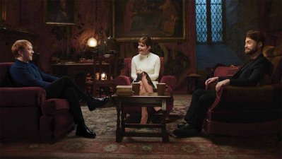 Daniel Radcliffe, Emma Watson y Rupert Grint se reúnen en el especial de "Harry Potter"