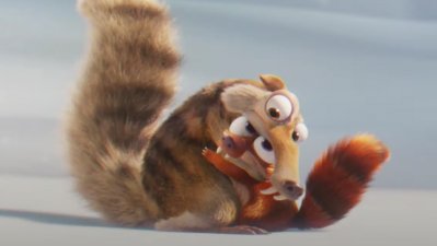 "Scrat" y su hijo pelean por la bellota en lo nuevo de "La Era de Hielo"