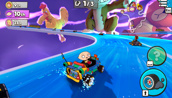 Apple Arcade estrenará juego de carreras con los personajes de Family Guy y ¡American Dad!