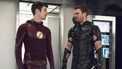 The Flash: Stephen Amell y Grant Gustin se reencuentran en la temporada final