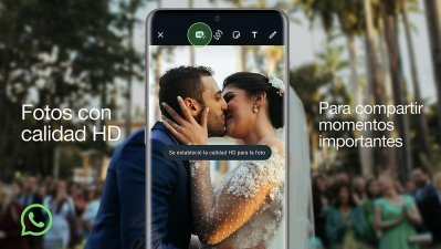 WhatsApp finalmente permitirá enviar fotos en HD