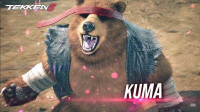 Kuma llega en este gameplay de Tekken 8