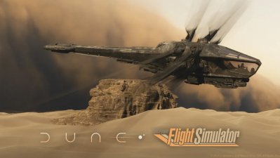 Viaja por Arrakis en tu ornitóptero con Microsoft Flight Simulator
