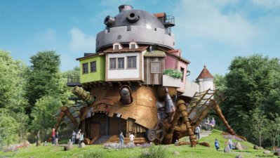 El Castillo Ambulante cobra vida en el Ghibli Park