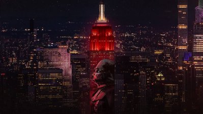 Star Wars se apoderó del Empire State con espectacular show de luces