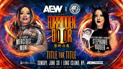 Horarios y cartelera AEWxNJPW: Forbidden Door 2024