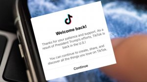 TikTok "revivió" en EEUU agradeciendo a Trump