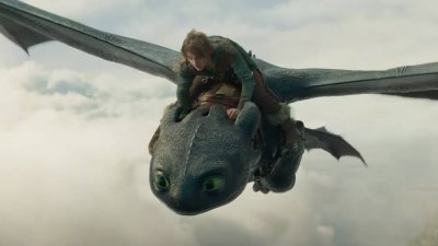 El primer vuelo en el live-action de Cómo Entrenar a tu Dragón