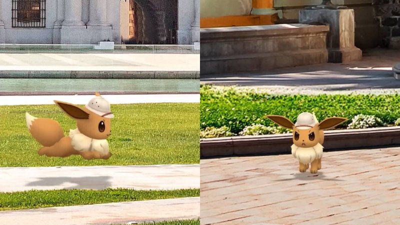 Eevee recorre Santiago en la previa al City Safari de Pokémon GO