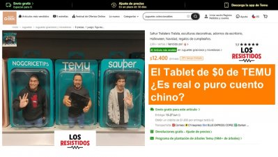 Los Resistidos: ¿El tablet de $0 de Temu es real o puro cuento chino?